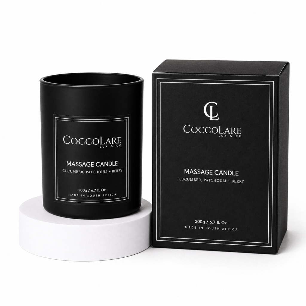 <strong>Massage Candle</strong><br>Cucumber, Patchouli & Berry