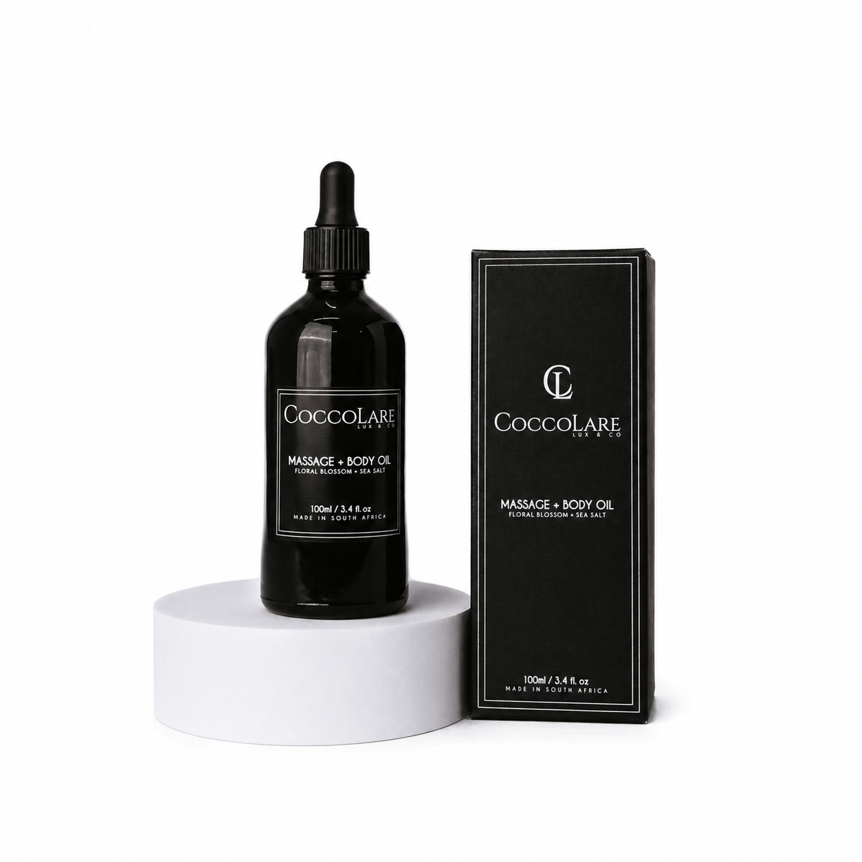 <strong>Massage + Body Oil</strong><br>Floral Blossom & Sea Salt