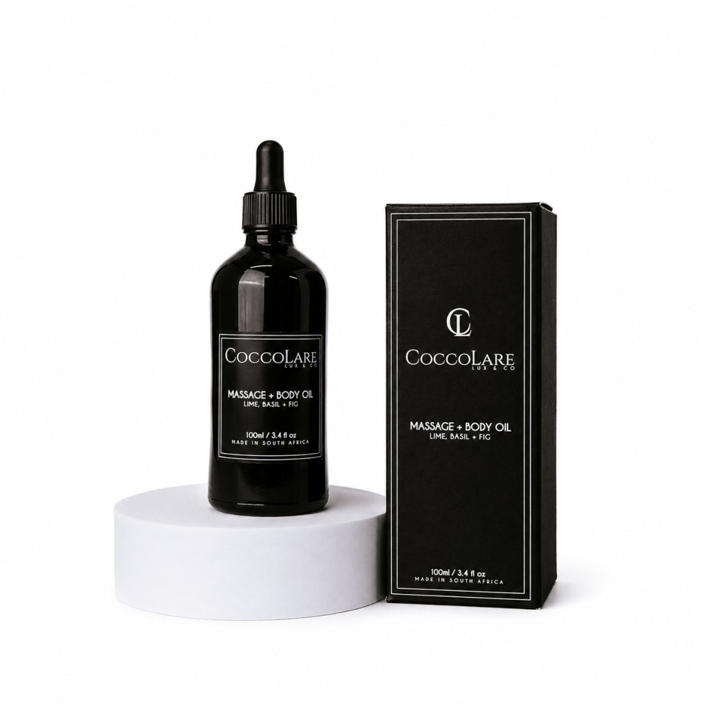 <strong>Massage + Body Oil</strong><br>Lime, Basil & Fig