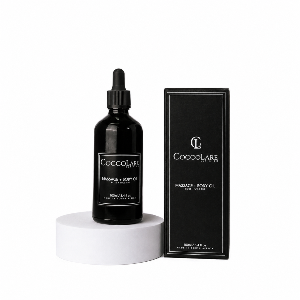 <strong>Massage + Body Oil</strong><br>Rose & Wild Fig