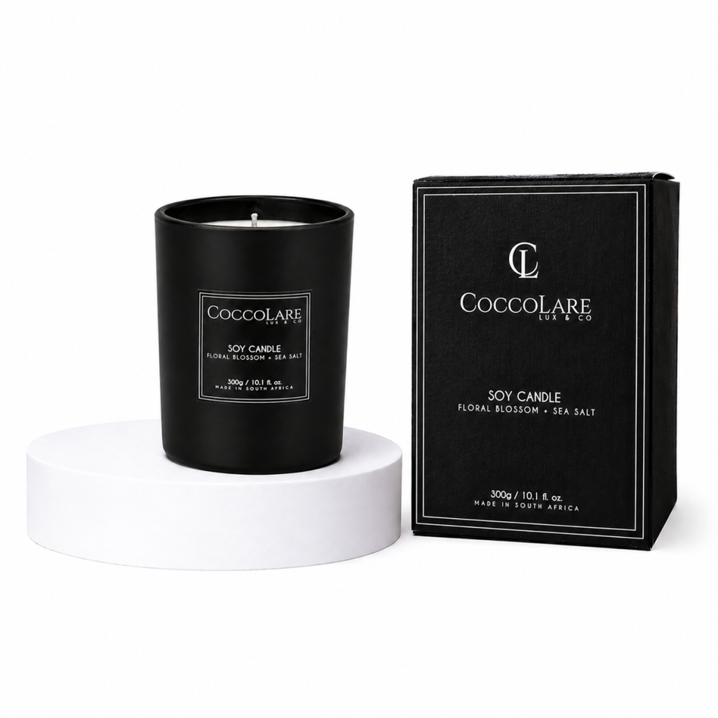 <strong>Soy Candle</strong> <br>Floral Blossom & Sea Salt