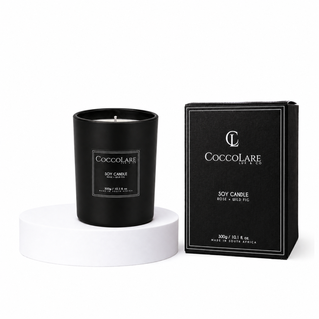 <strong>Soy Candle</strong>  <br>Rose & Wild Fig