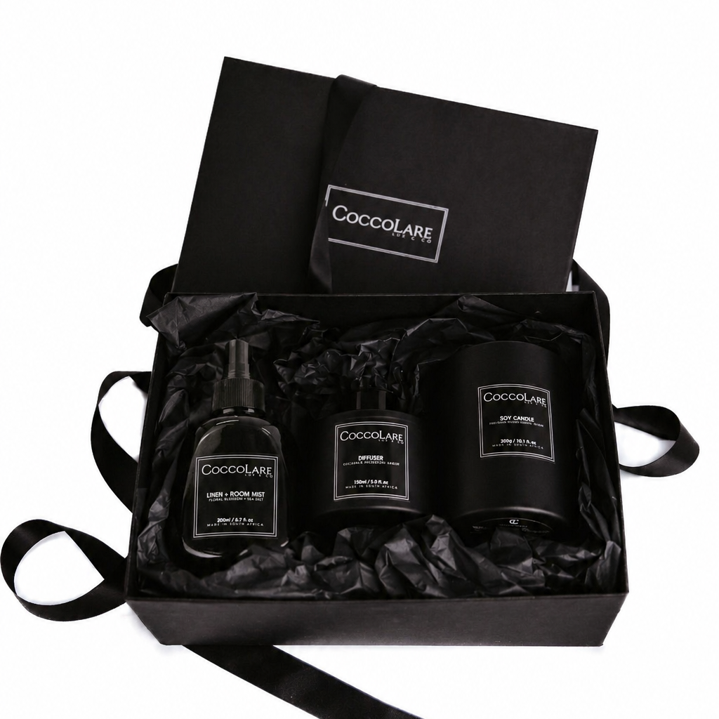 <strong>The Signature Collection</strong><br>Soy Candle, Diffuser & Linen + Room Mist